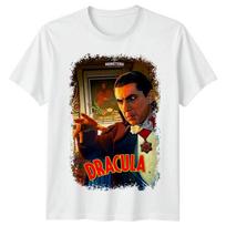 Drakula (1931) Filmo plakato įkvėpti unisex marškinėliai Retro 80-ųjų Tee L