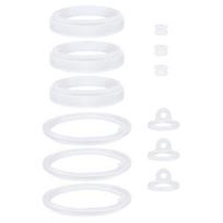 Set of 3/4pcs Insulated Water Bottle Accessories Silicone Sealing Gaskets Replacement Parts for Drinking Cup white