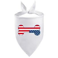 Dog Bandana 4th July Bandana Pet Birthday Gift Julycostume Neckerchief balta