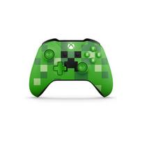 Belaidis Xbox One valdiklis – Minecraft Creeper Limited Edition su tekstūruota rankena, Bluetooth, 3,5 mm lizdu ir pasirinktiniu mygtukų priskirimu