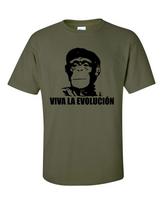 Viva La Evolucion Evolution Chimpanzee Che Guevara T Shirt M