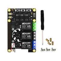 Maitinimo relės Valdiklio išplėtimo kortelė Standartinė GPIO PIN su dvigubu ventiliatoriumi, skirta RaspberryPi A+ 3A+ B+ 2B 3B 3B+ 4B