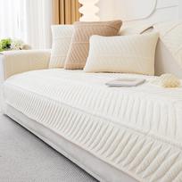 Cream Style Sofa Cushion Plush Non-Slip Cushion New Autumn and Winter Thickened Sofa Cover Cover Cloth 70*70cm