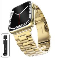 Stainless Steel Strap For Apple Watch 46mm Ultra 49mm Metal Wristband Bracelet For IWatch 10 9 8 5 4 SE 42mm Watchband 38 40 41mm
