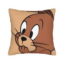 Good Friends Pillow Cover Jerrys and Toms Novelty Pillow Case For Chair Sofa Home Decor Custom Pillowcases Birthday Present 12x12Inch