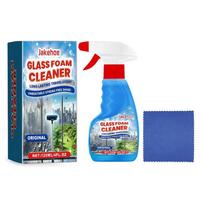 120ml Glass Foam Cleaner Formula for Mirror Glass Multi-Surface Cleaning Disinfection Streak-Free Shine For Car Home Surfaces 120ml-towel