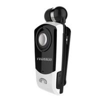 Fineblue F960 Wireless Earbud Easy to Operate with Microphone Vibration Reminder Bluetooth-compatible 4.0 Retractable Earphone for Business balta
