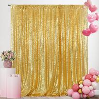 4x10FT Silver Sequin Photo Backdrop Curtain for Birthday Wedding Engagement Baby Shower Bachelorette Christmas Party Decorations W60xH240cm&Rod Pocket