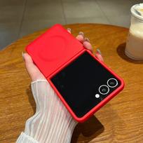 Z Flip 7 Magnetic Liquid Silicone Case for Samsung Galaxy Z Flip 7 SE 6  4 3 ZFlip 6 flip7 Wireless Charging Cover Galaxy Z Flip7