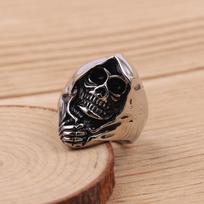 Hip-hop Punk Style Skull Ghost Face Halloween Ring Men and Women Rings Without 6