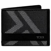TUMI ALPHA Men's Printed Leather Bi-fold Wallet