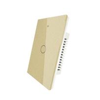 Alexa Google Home Automation 1-3 Gang Tuya Light Switch  Remote Voice Control Wifi Touch Smart Wall Switches 1gang&with neutral auksas