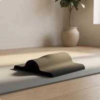 Foot Arch Stretcher Molded Foam Exercise Board Contoured Stretching Black 15CM Black 15CM