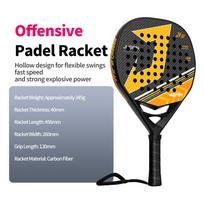 Plate Tennis Racket 18K Carbon Fiber Polyester Beach Tennis Racket for Teenagers Cross Border  Factory