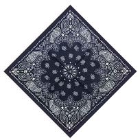 Wrap Neck Wrist Band Paisley For Graffitin B-Boyin Sports Bandana Handkerchief Square Scarf Scarves tamsiai mėlyna spalva