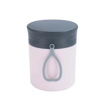 Thermal Cup Worker Portable Breakfast Lunch Box Student Plastic Soup Can Cup One Size rožinė