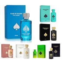 Žaidimo kortos Klevas Kvepalai Arabiški Dubajaus Kvapas Ilgai Išlaikantis Unisex Tualetinis vanduo 50ml Ace of spades blue