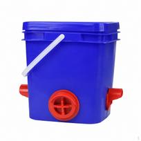 Automatic Poultry Feeder, Midsize Chicken Feeder for Chick & Duck, Anti Waste Weather Resistant Automatic Poultry Feeder with