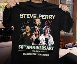 50 Metų Steve Perry Plakatas Gif Gerbėjui Marškinėliai Unisex Koncertas R138 Unisex Marškinėliai XL