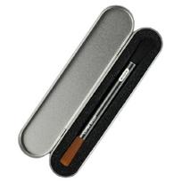 Coffee Grinder Cleaning Brush with Storage Box Aluminum Handle Dusting Brush 1