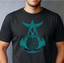 Valhalla Axe Raven Clan Norse Warrior Assassins Creed T-Shirt T shirts UK S