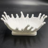 Wavy Edge Ring Holder 3D Printed Entryway Keys Tray Decorative Jewelry Display Plate  Bedroom Decor balta