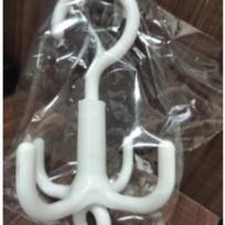 Rotating hook non-punching four-claw coat hook bag storage hook load-bearing kg creative clothes hanger single hook