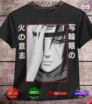 Itachi Uchiha T-Shirt Naruto Madara Sasuke Kakashi Anime Unisex Tee Shirt Manga 3XL