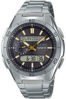 Casio Wave Ceptor WVA-M650TD-1A2JF Vyriškas radijo bangomis valdomas saulės energija maitinamas laikrodis (Oficialus japoniškas produktas) gray