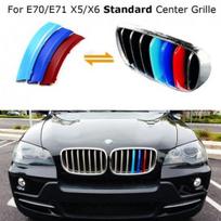 M-Spalvos 3 Spalvų Grotelių Apdailos Juostelės BMW E70 X5 E71 X6 Viduriniams Inkstams