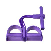 6-Tube Elastic Yoga Resistance Band For Abdominal Waist Arm Leg Stretching Slimming Workout Training M
