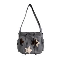 Canvas Bag Messenger Bag Casual Backpack Large Capacity Shoulder Bag One Size