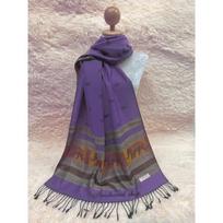 Pashmina skara - Kašmyras & Tailando šilkas - Violetinis - 70x180cm - Elegantiškas - Švelnus violetinė