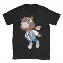 Unisex Womens Kanye West T Shirt Rapper Hip Hop 100 Cotton Clothes Vintage Short Sleeve Round Collar Tee Shirt Summer TShirts S
