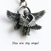 Pendant Seraph Environmentally Friendly Material Gift Necklace for Men and Women 50CM(Necklace Size)