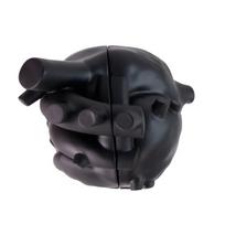 Resin Heart Desk Stand-Anatomical Book Holder (Black,One Size) juoda