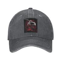Manga Kimono Inuyasha Sesshomaru Baseball Caps Fashion Washed Denim Hats Casquette Sports Baseball Cowboy Hat for Unisex Women One Size