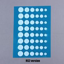 48Pcs/Pack Ultraglide Universal Diy Round Dots Mouse Skates Brake Control Speed Silencer Feet Ice Version Mice Glides Ptfe 07