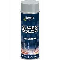 Bostik Super Color Universal Spray Farba Jasny Szary Połysk 400Ml
