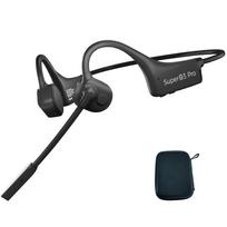 Bone conduction headphones with Bluetooth noise and a clear call headphones with IP55 waterproof fast 8 hours of continuous and calling capabilities