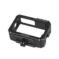 FEICHAO Action Camera Cage Rig Protective Expansion Frame with Cold Shoe 1/4 Tripod Adapter for Insta360 ONE R Cover Accessories KF51368/KF51368-A-FCPP