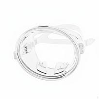 Freediving Facepiece Reinforced Glass Lens Snorkeling Diving Visor FoodGrade Silicone Wide Field of Clear