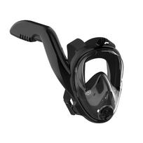 Full Face Snorkel Mask Snorkeling Gear for Adults with Latest Dry Top Breathing System and Detachable Camera Mount, Snorkels Anti-Fog & Anti-Leak S/M