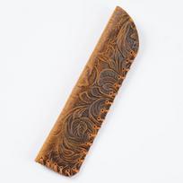 Handmade Retro Style Genuine Leather Pen Knife Holder Personalized 150x40mm Cowhide Pen Case