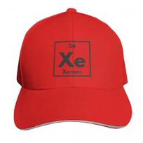 Periodic Table eleUnisext number  Xe Xenon Baseball Cap Rugby black Visor Luxury Unisex cap Unisex Womens