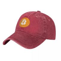 Bitcoin Icon Casual Baseball Cap Adjustable Snapback Hats For Women Unisex Sunscreen Hat One Size