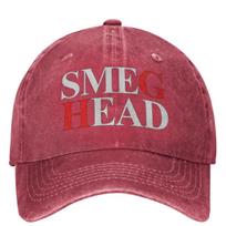 Smeg Head Washed Baseball Cap Red Stylish Trucker Hat Spring Women Unisex Running Hippie Baseball Caps One Size