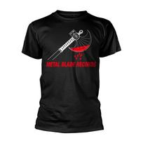 METAL BLADE RECORDS AXE LOGO BLACK T-Shirt X-Large M