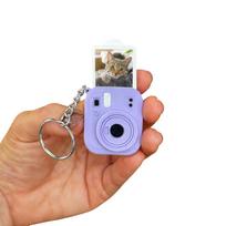 Portable Mini Camera Keychain Lightweight Bag Hanging Ornament  Custom Present violetinė