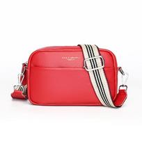 Odinė Odinė Rankinė Moteriška Mada Paprasta Pirmas Sluoksnis Karvės Odos Messenger Bag Minkšta Oda Maža Kvadratinė Rankinė raudona